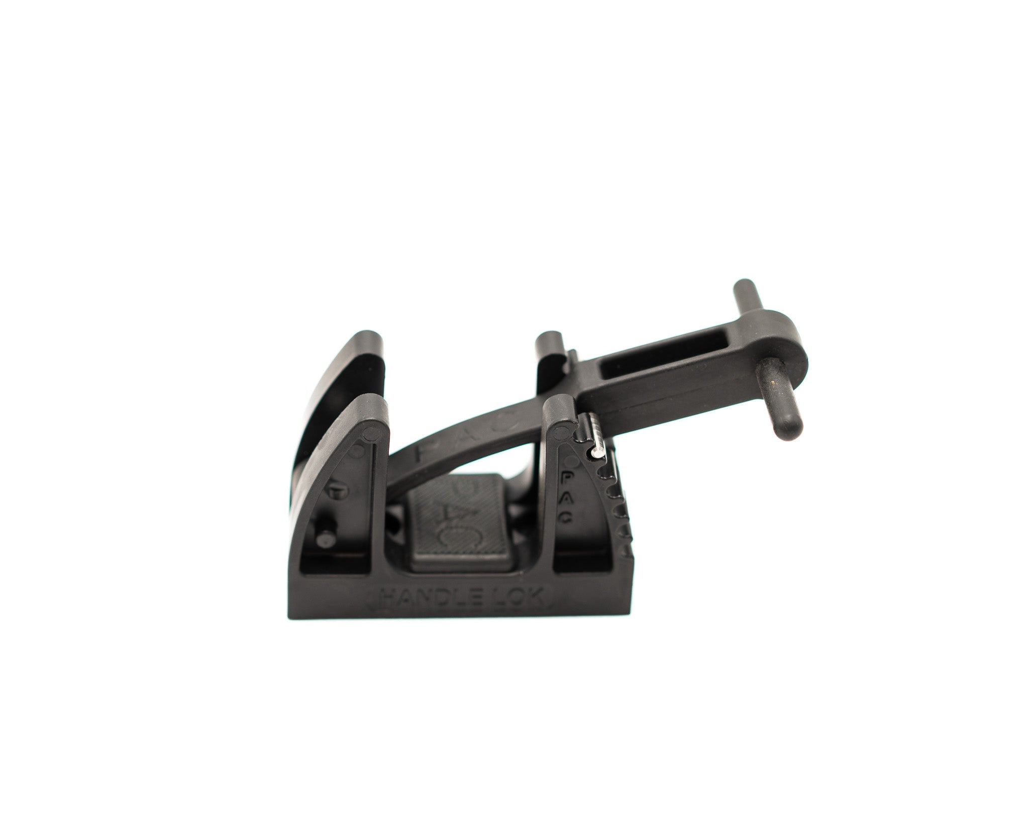 HandleLok - Adjustable lock securing a wider variety of sizes.
