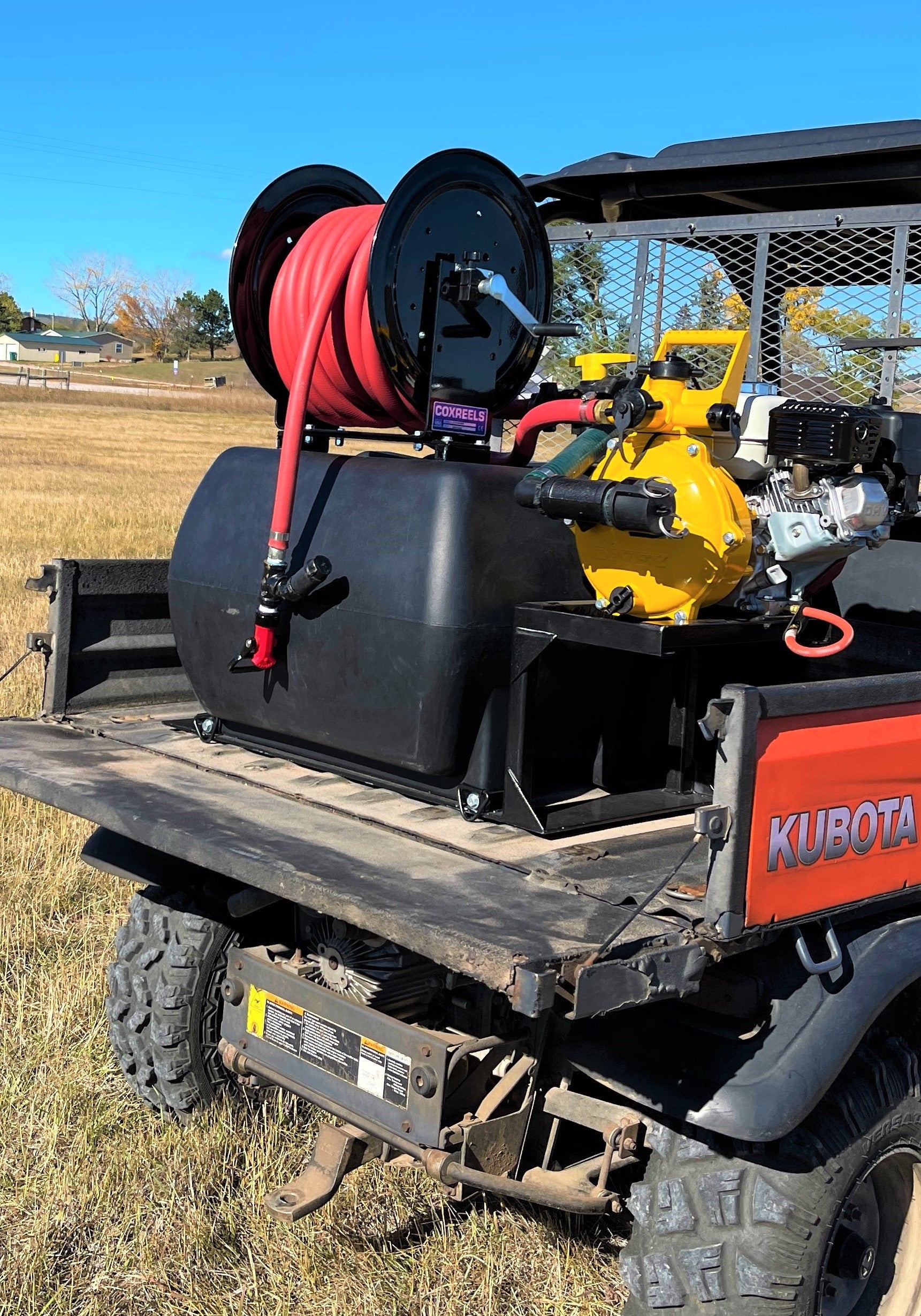 75 Gallon UTV Mounted Fire Fighting Unit
