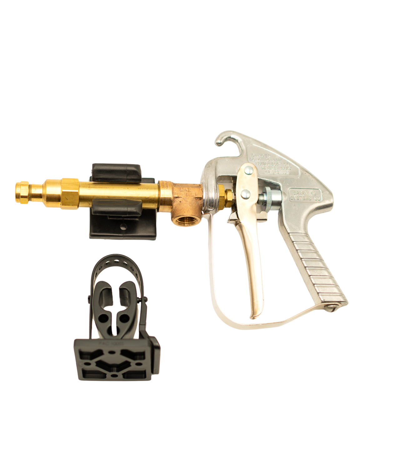 HookLok - Perfect for holding many hand-guns. Grip range 1" to 1-1/4".  Package of two