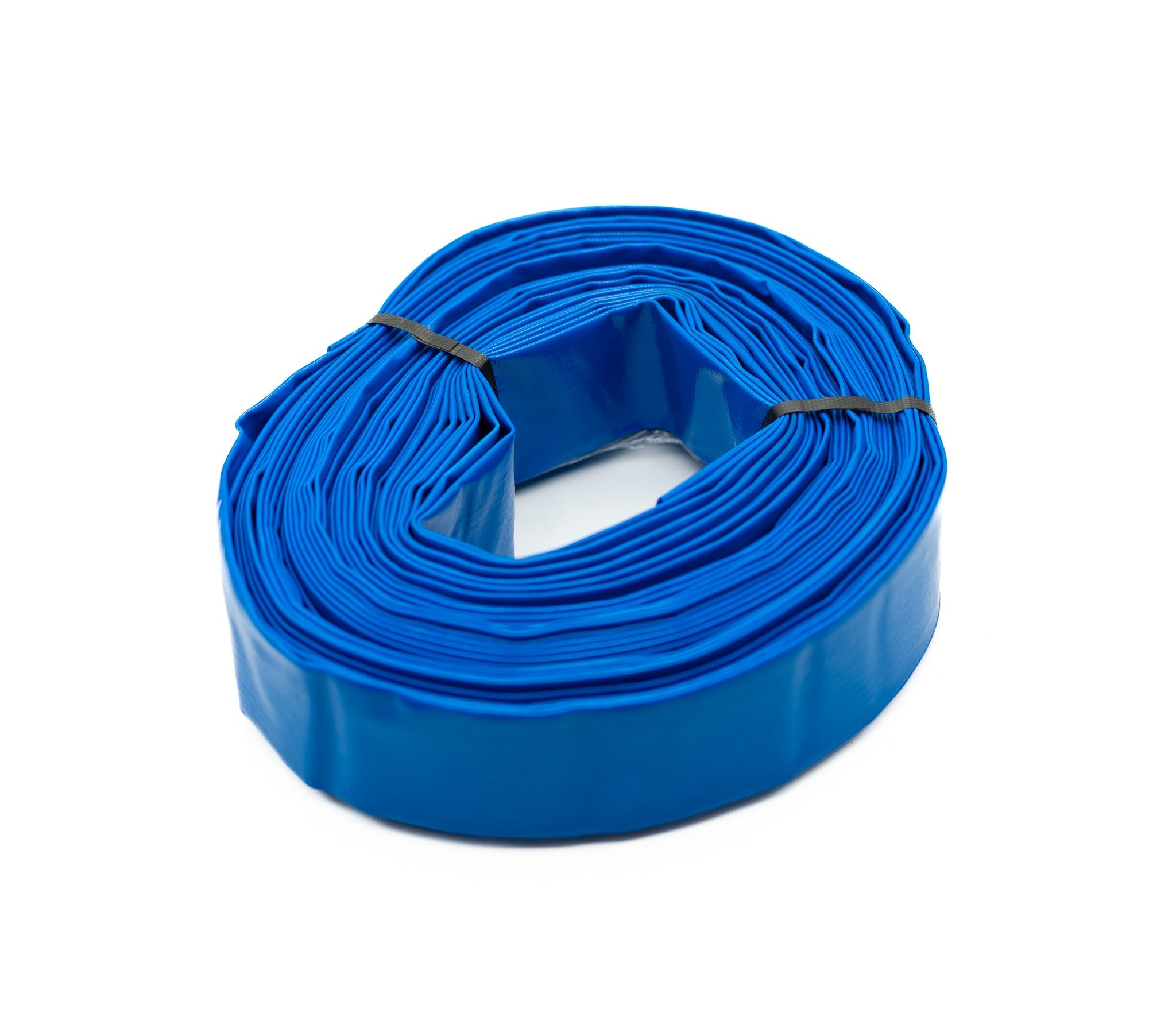 PVC Lay Flat Discharge Hose, Blue