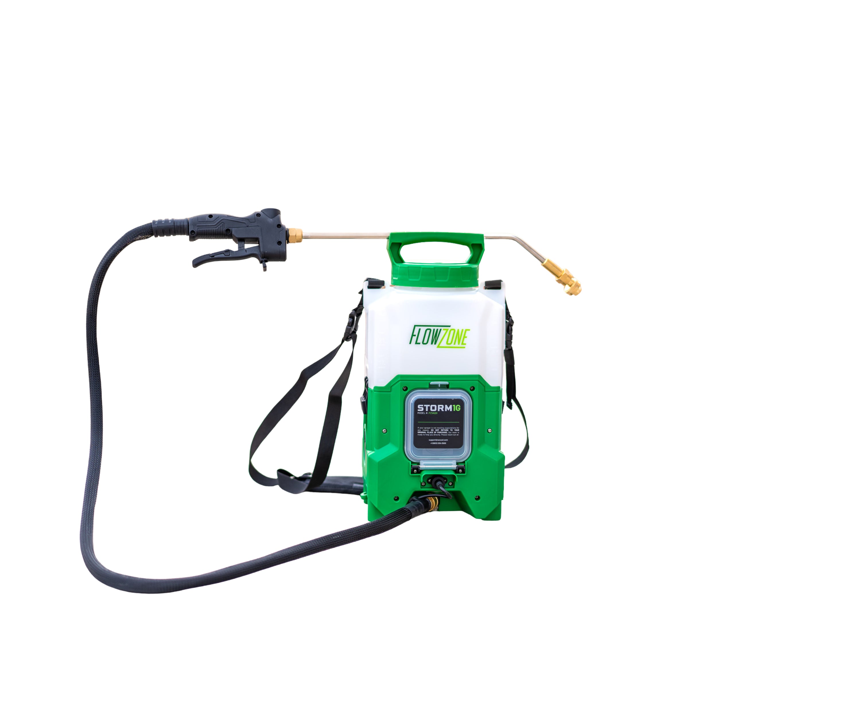 Flowzone Backpack Sprayers Rechargeable Electric 1-Gallon Capacity Unit Storm Zero*