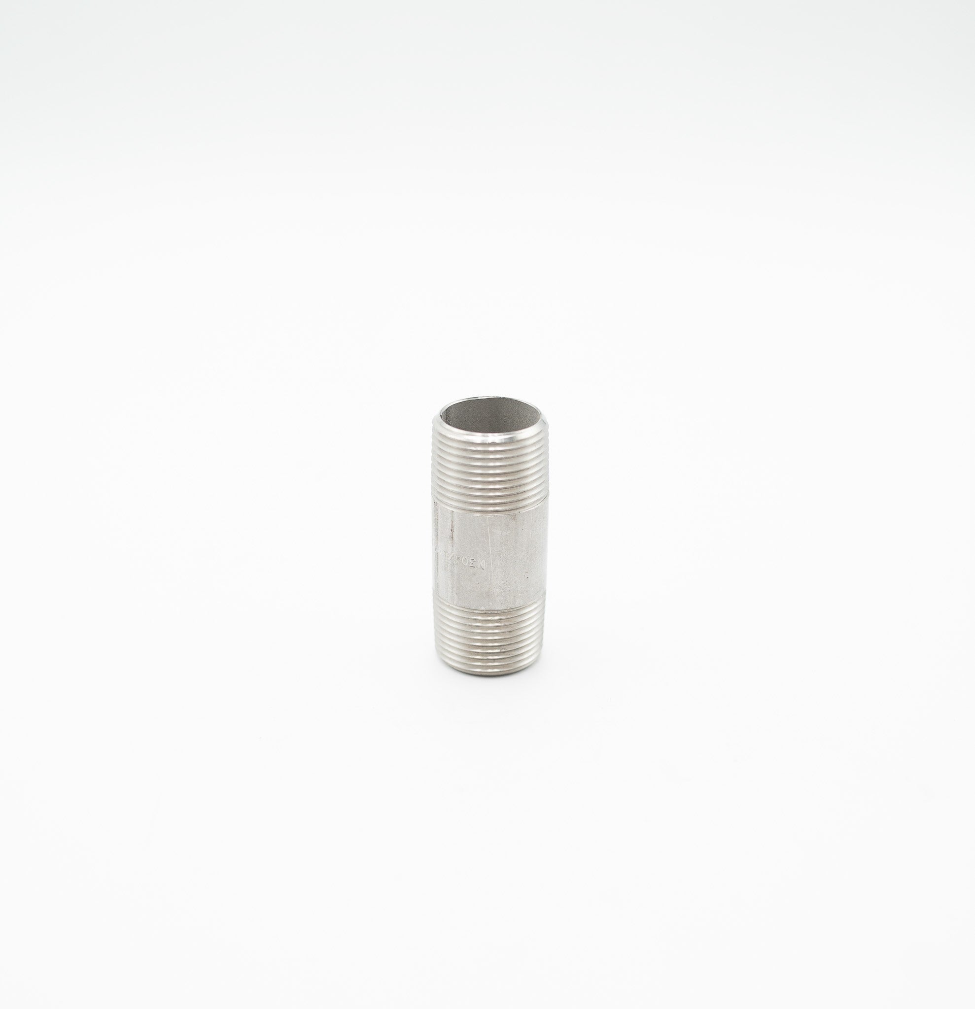 2" Stainless Steel Fittings - 2" x 2" close nipple