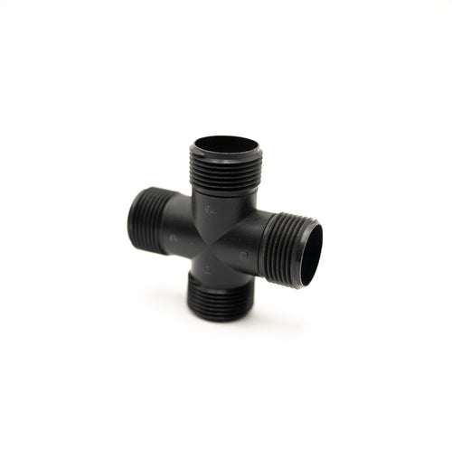 1" MSPT four-way cross + tees