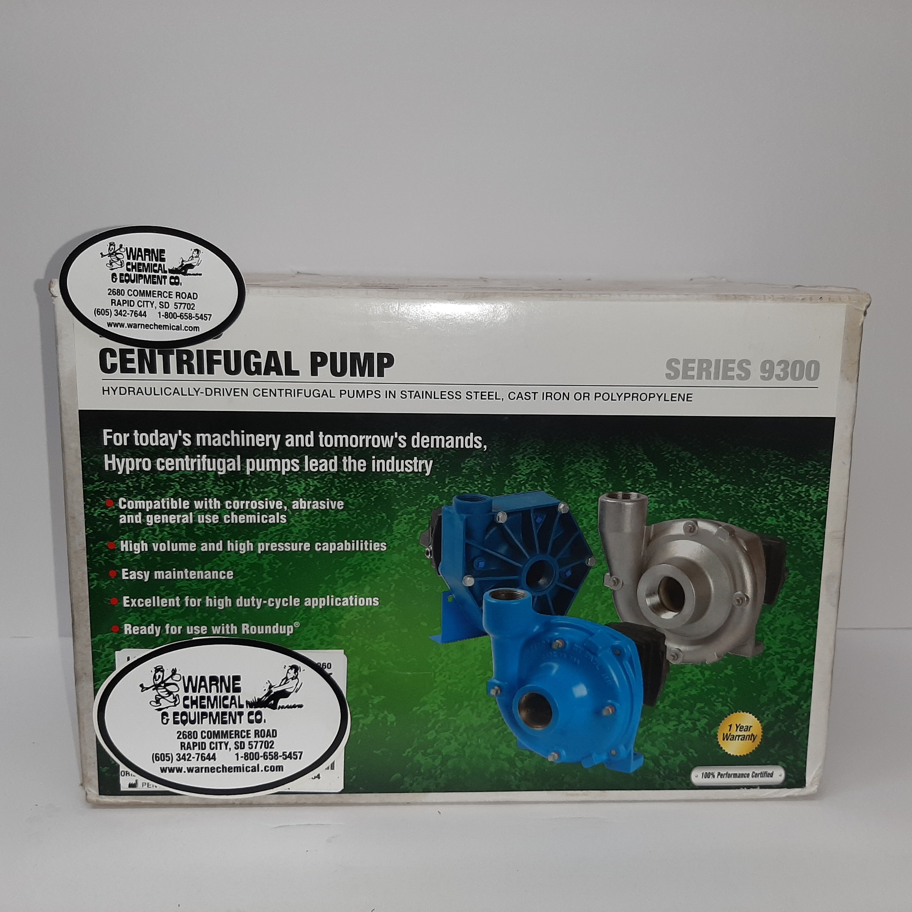 Series 9300 Hydraulic Motor Driven Pumps
