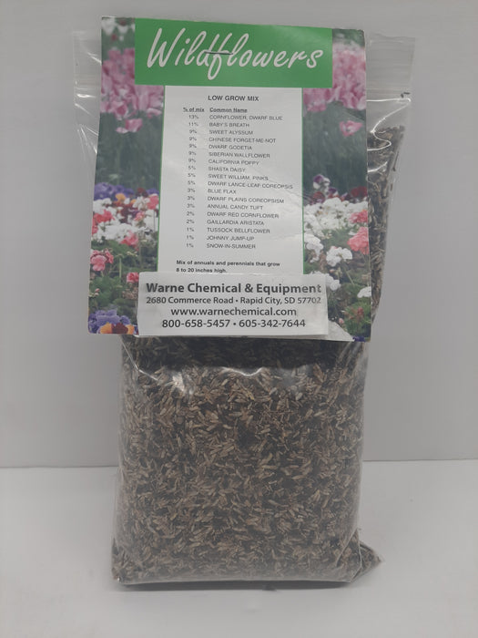 Warne's Low Grow Wildflower Mix - Annuals & Perennials